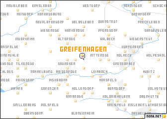 map of Greifenhagen