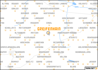 map of Greifenhain