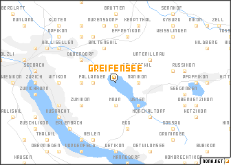 map of Greifensee