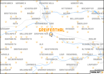 map of Greifenthal