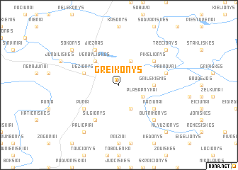 map of Greikonys