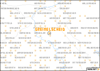 map of Greimelscheid