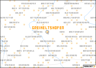 map of Greimeltshofen
