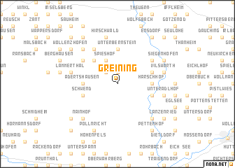 map of Greining