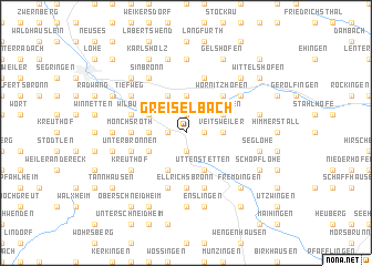 map of Greiselbach