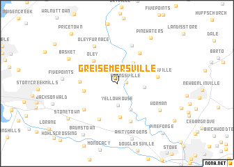 map of Greisemersville