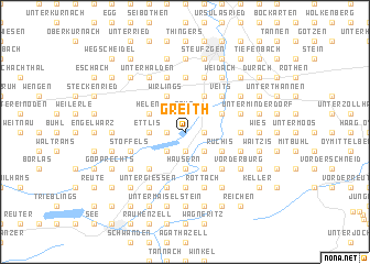 map of Greith