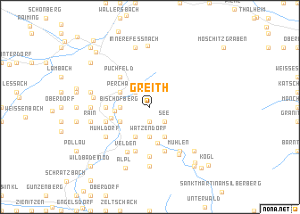map of Greith