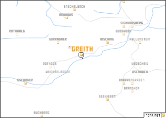 map of Greith