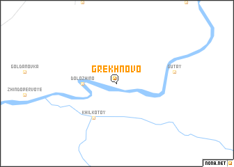 map of Grekhnovo