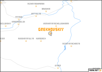 map of Grekhovskiy