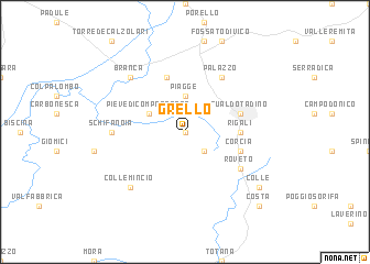 map of Grello