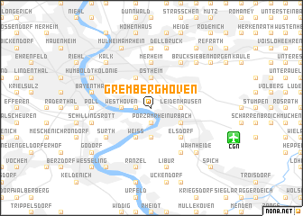 map of Gremberghoven