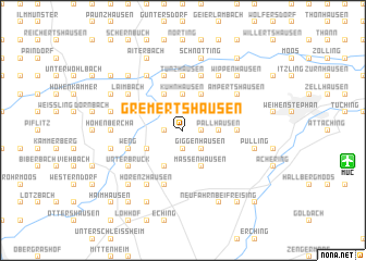 map of Gremertshausen