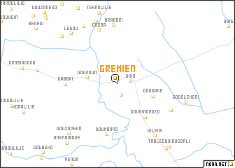 map of Grémien