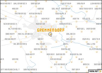 map of Gremmendorf