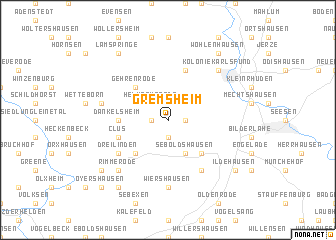 map of Gremsheim