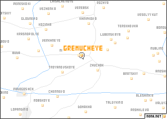 map of Gremucheye