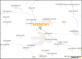 map of Gremuchiy