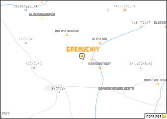 map of Gremuchiy