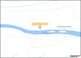 map of Gremuchiy