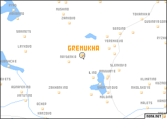 map of Gremukha