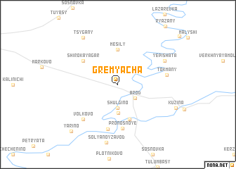 map of Gremyacha