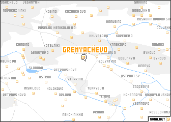 map of Gremyachëvo