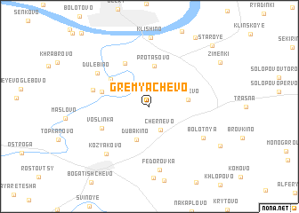 map of Gremyachevo