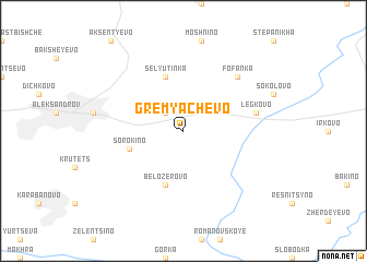 map of Gremyachëvo