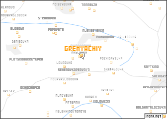 map of Gremyachiy