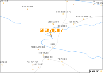 map of Gremyachiy
