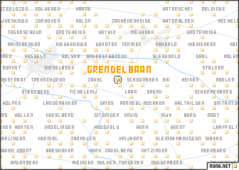 map of Grendelbaan