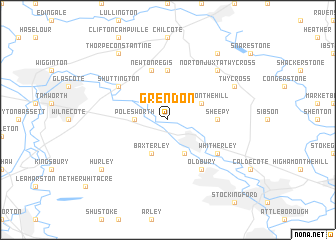 map of Grendon