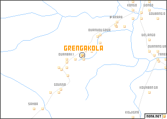 map of Grengakola