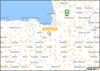 map of Grenier