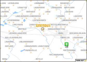 map of Grenoux