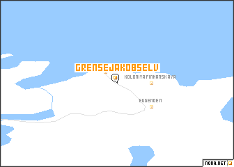 map of Grense Jakobselv