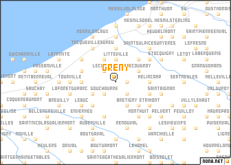 map of Greny