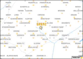 map of Grenz