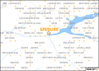 map of Greolier