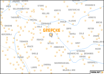 map of Grepckë