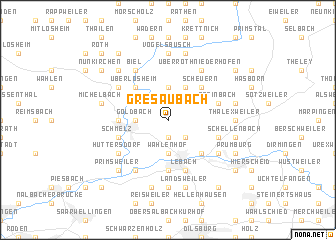map of Gresaubach