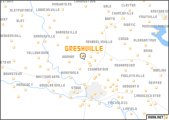 map of Greshville