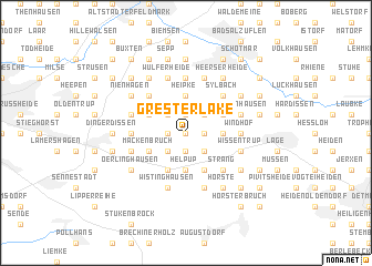 map of Gresterlake