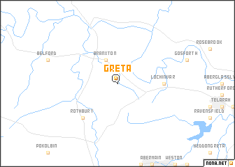 map of Greta