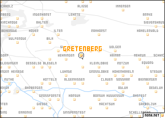 map of Gretenberg