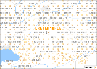 map of Gretenmühle