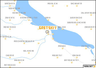 map of Gretskiy