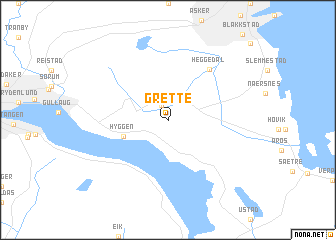 map of Grette